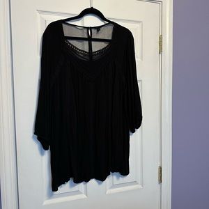 Torrid Size 3 Black Blouse
